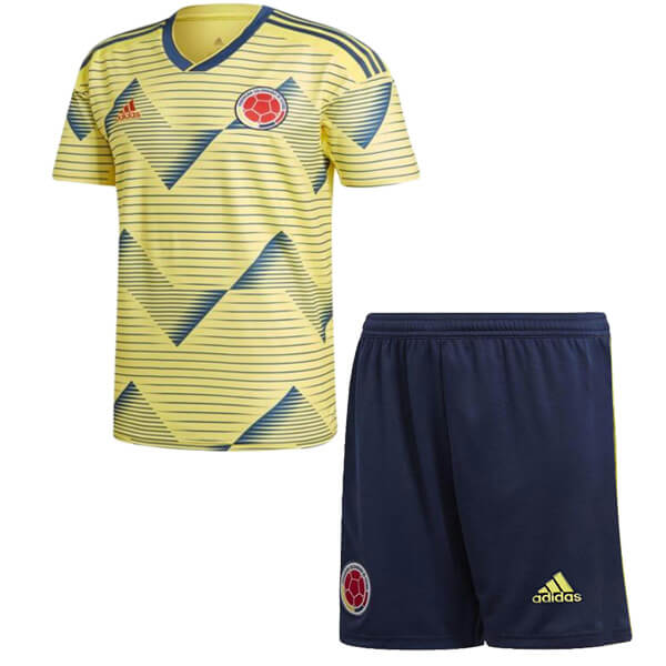 Trikot Columbia Heim Kinder 2019 Gelb